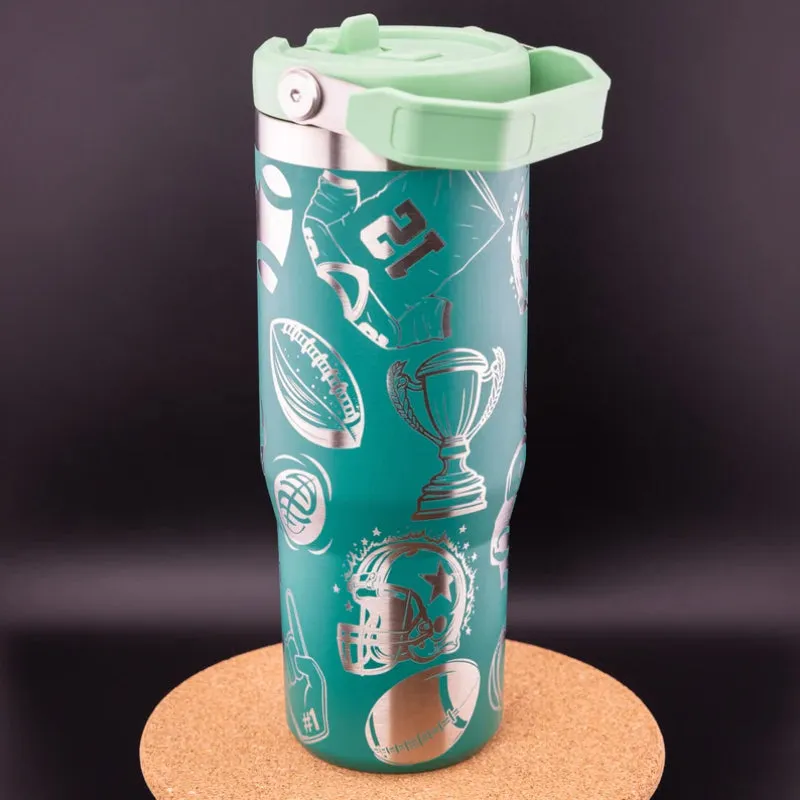 30Oz Personalized Engraved Insulated Tumbler