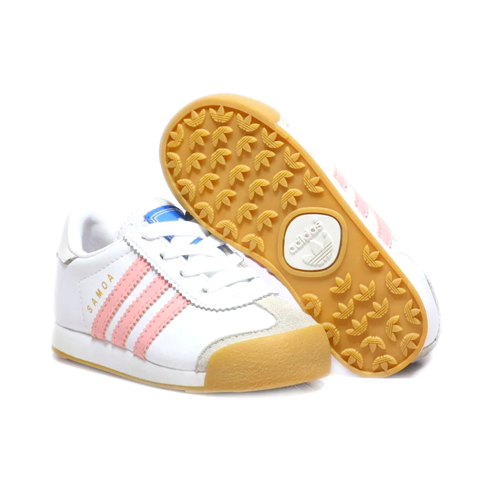 Adidas Samoa Sneakers Leather White Colour For Kids