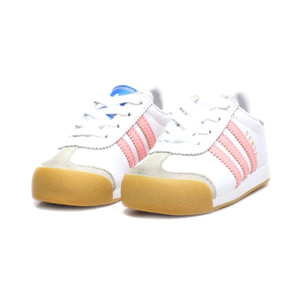 Adidas Samoa Sneakers Leather White Colour For Kids