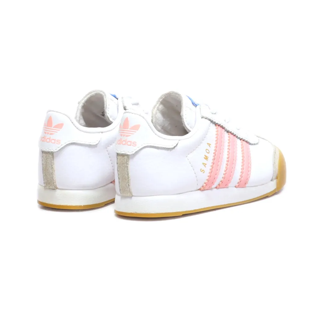 Adidas Samoa Sneakers Leather White Colour For Kids