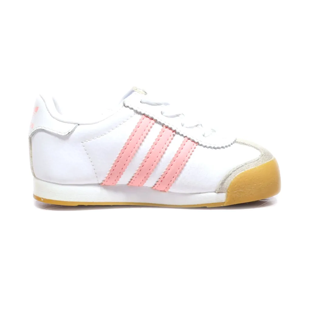 Adidas Samoa Sneakers Leather White Colour For Kids