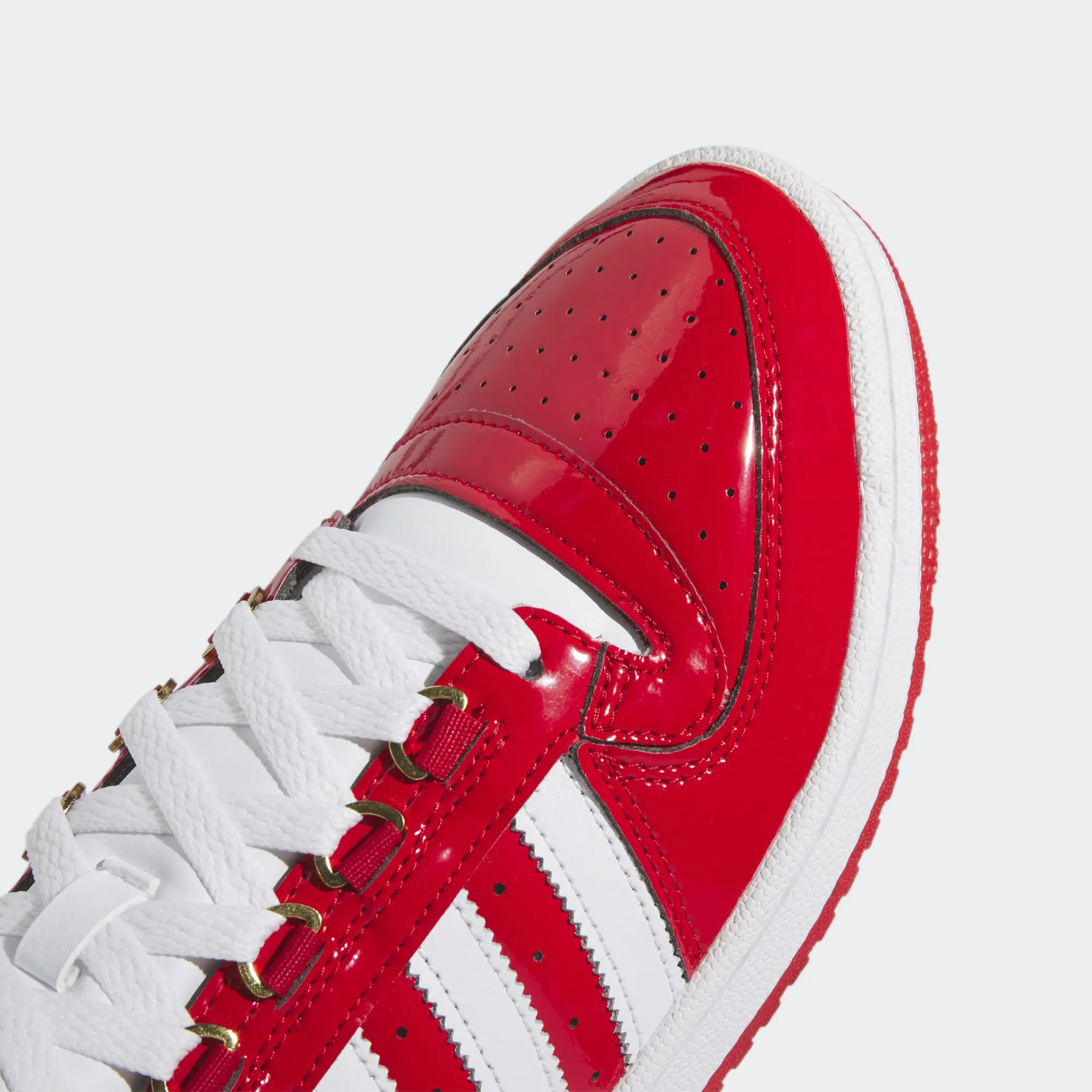 Adidas Top Ten Patent Leather Red White