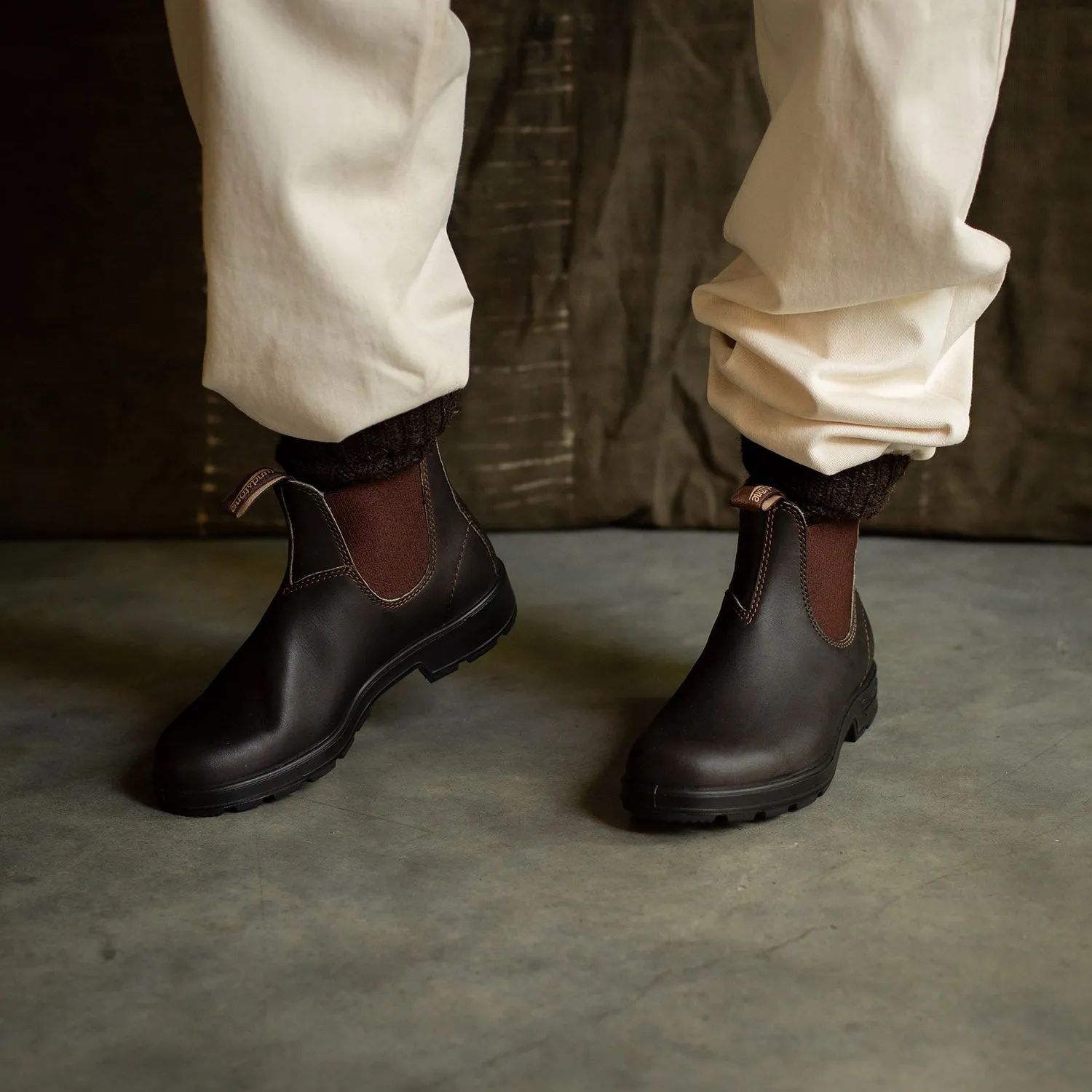 Adults Leather Original Chelsea Boots - Stout Brown