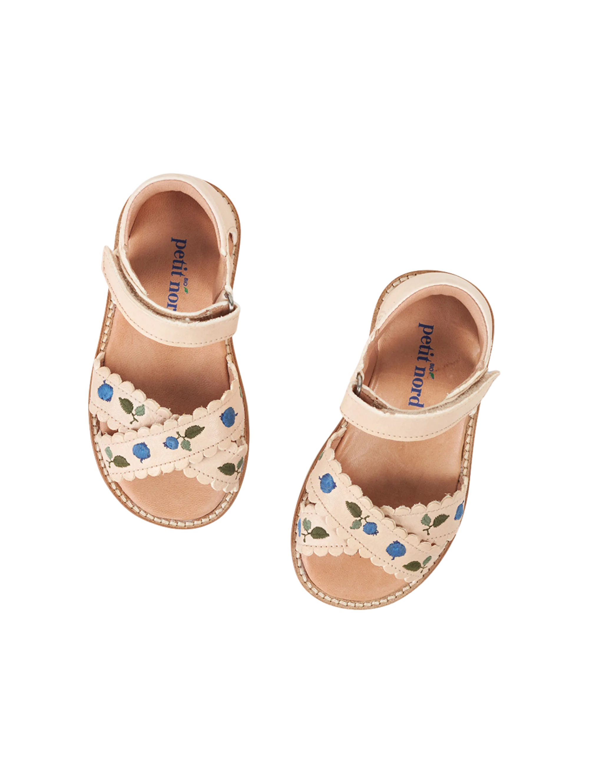 Blueberry Crossover Sandal - Cream