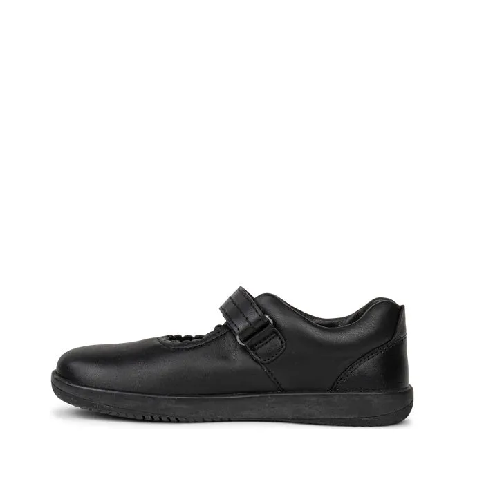 Bobux Kid  Black School Leather Shoe Journey Mary Jane