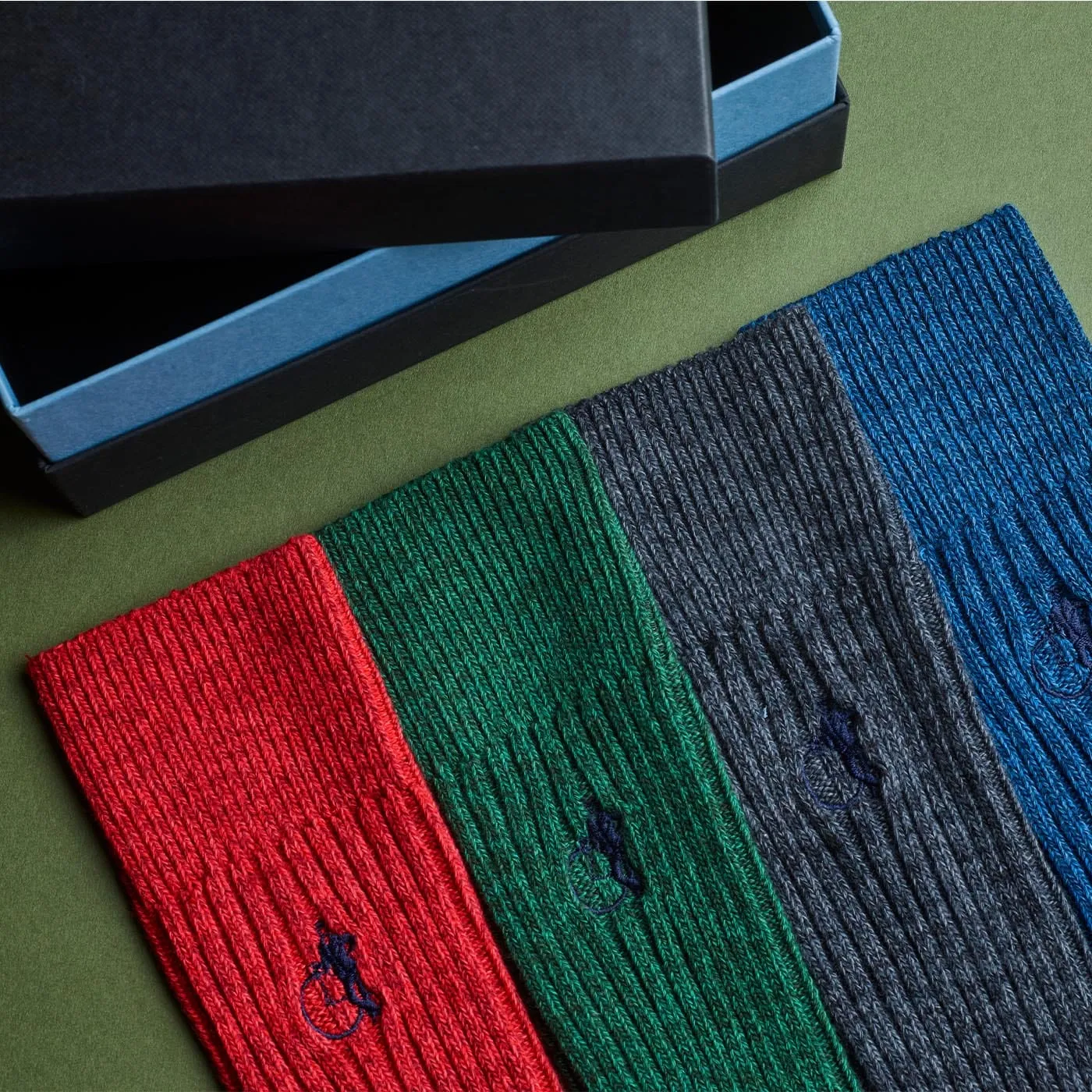 Boot Socks - 4 Pair Gift Box - Kew Collection