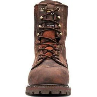 Carolina Men's 28 Series 8" Insulated Grizzly Work Boot - Brown - CA9028