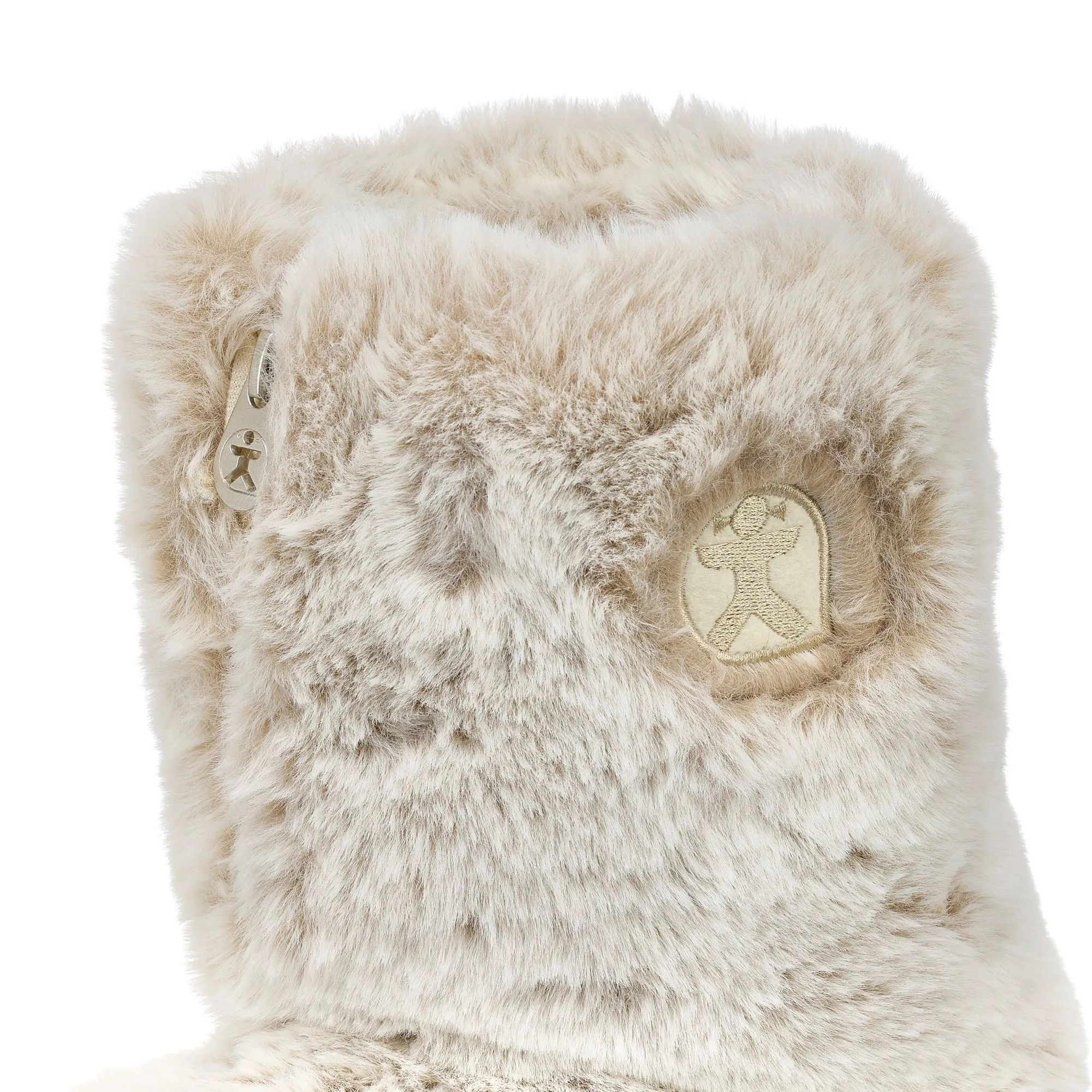 Cole - Short Luxury Faux Fur Boot - Ferret