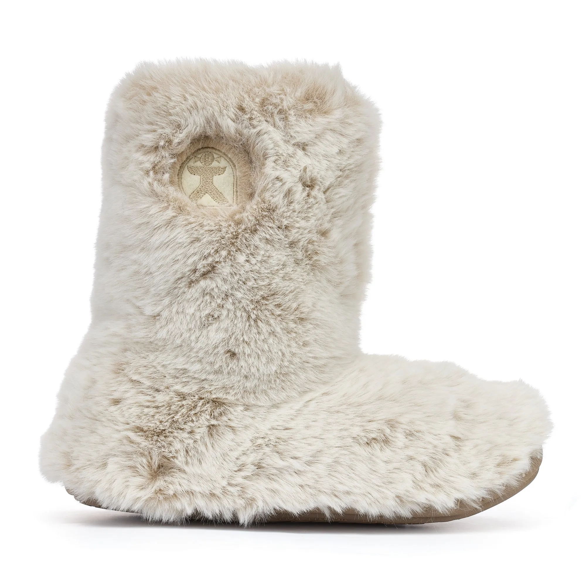 Cole - Short Luxury Faux Fur Boot - Ferret