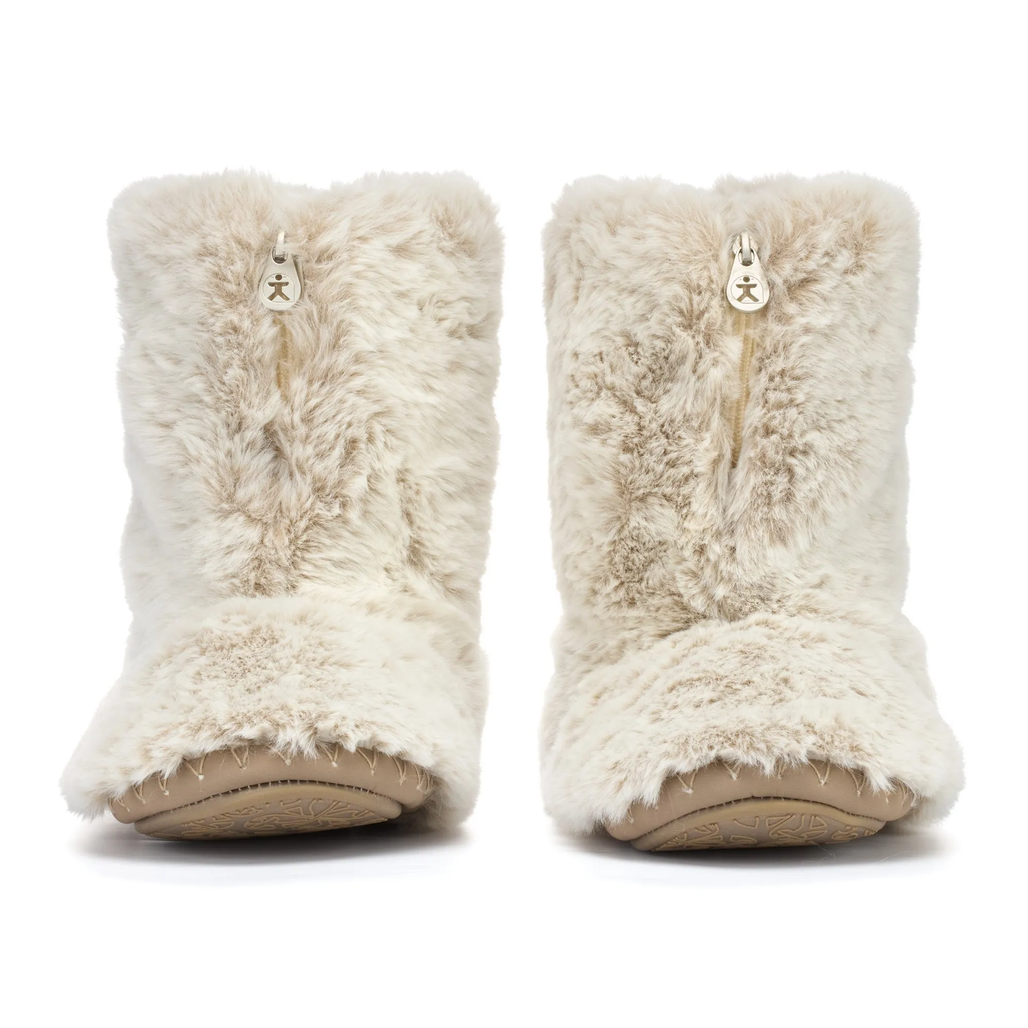 Cole - Short Luxury Faux Fur Boot - Ferret