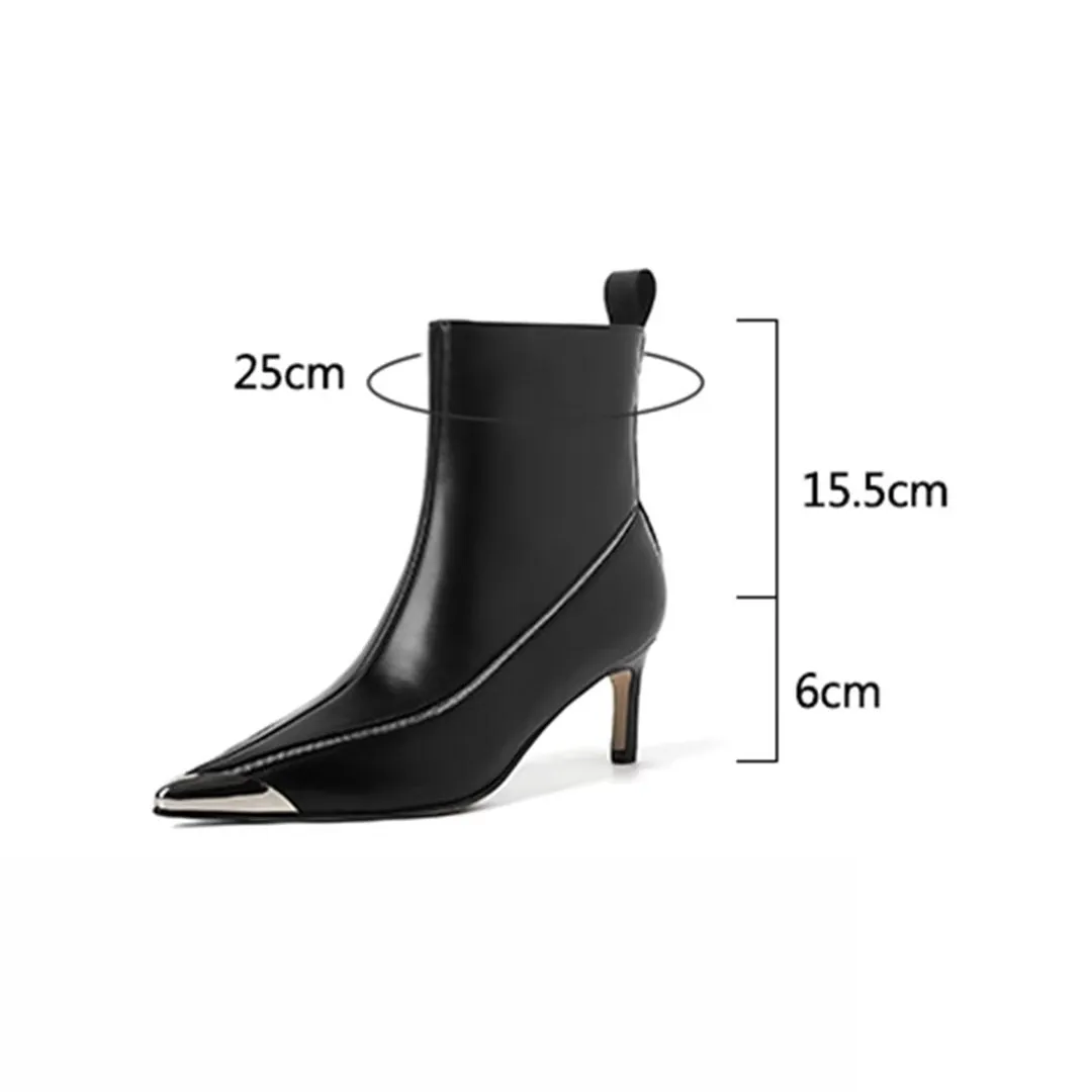 CrocGlam Pointed Cow Leather Boots