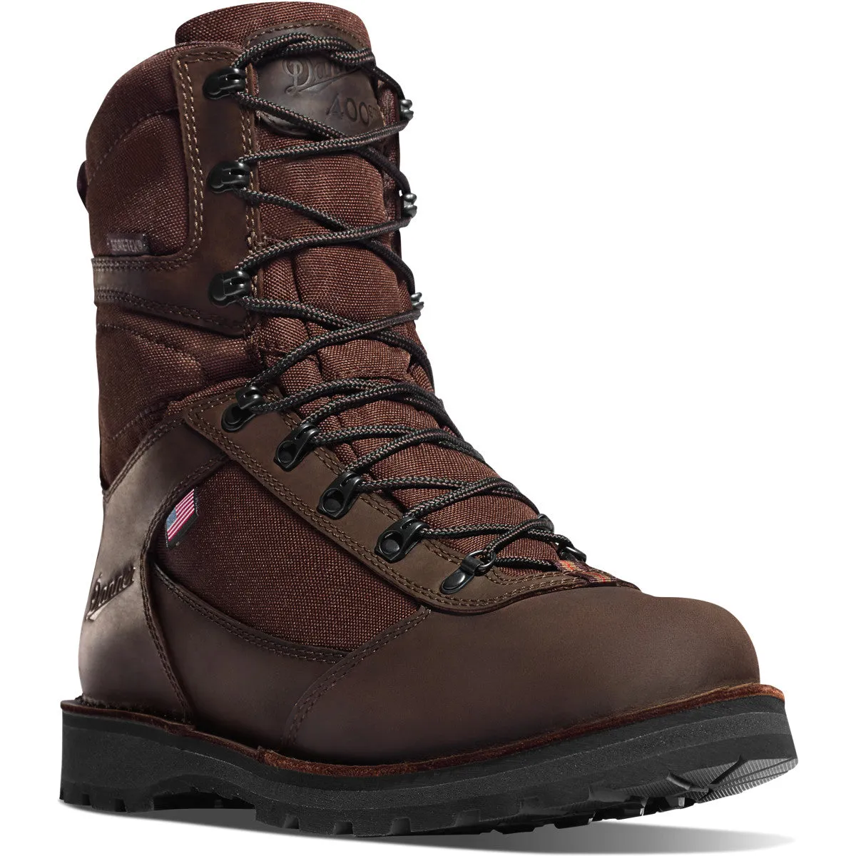 Danner Men`s Boots #62115 | East Ridge Brown Boot 8" Height Hunting Boots Vibram Sole| Waterproof Hiking Leather Boots