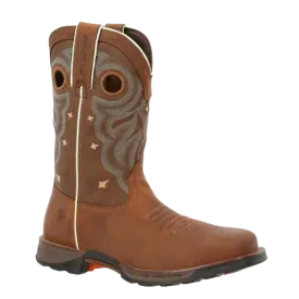 Durango® Maverick™ Ladies 10" Western Rugged Tan Steel Toe Boot DRD0416