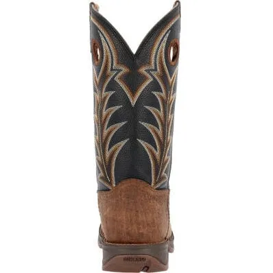 Durango Men's Rebel 12" Round Toe Western Work Boot -Oak Bark- DDB0428