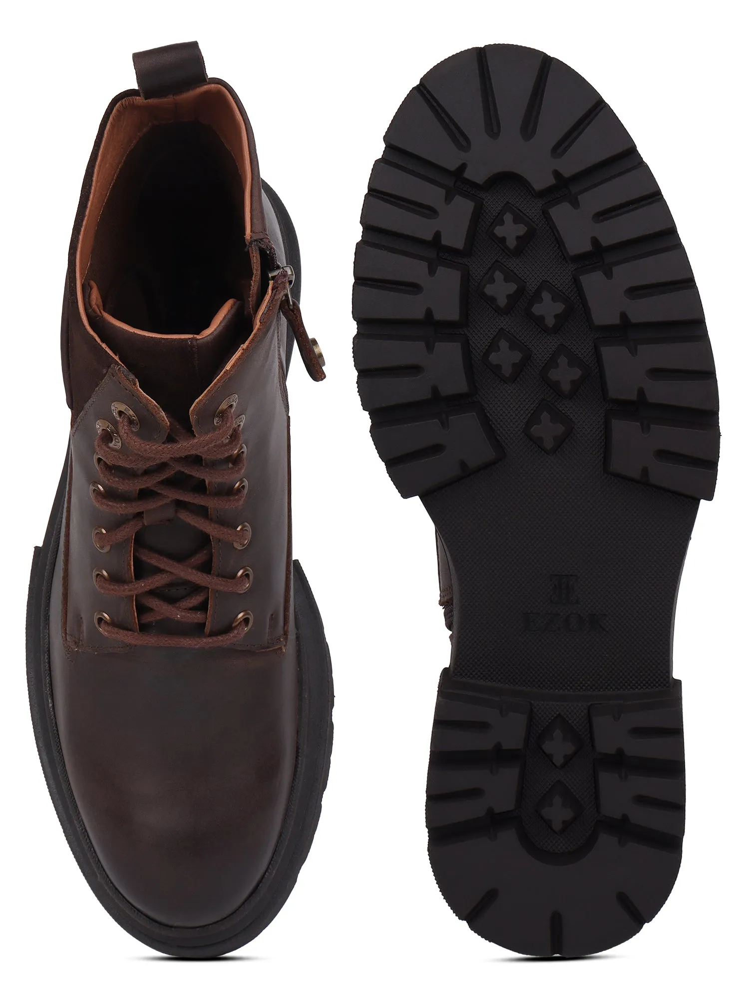 Ezok Chocolate Stan Casual Boots Shoes