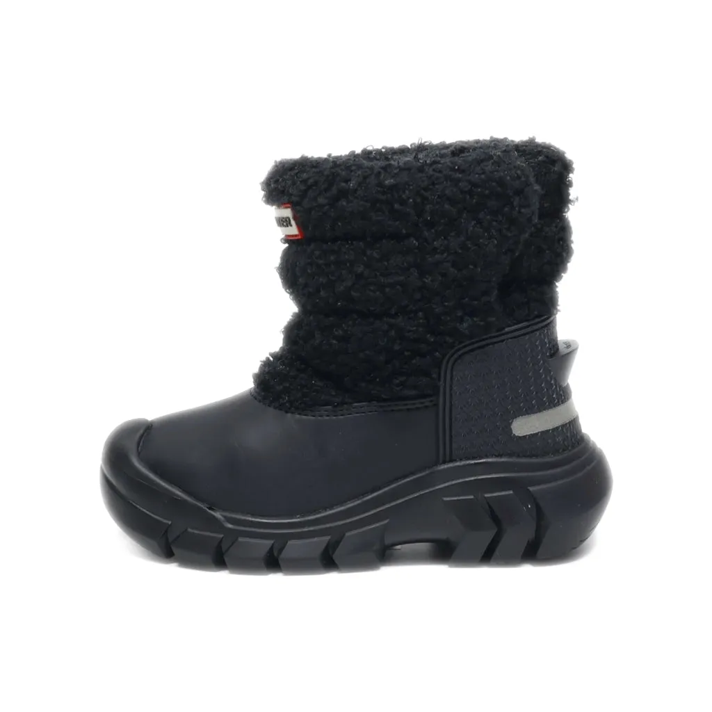 Hunter Snow Boots Wool Black Colour For Kids