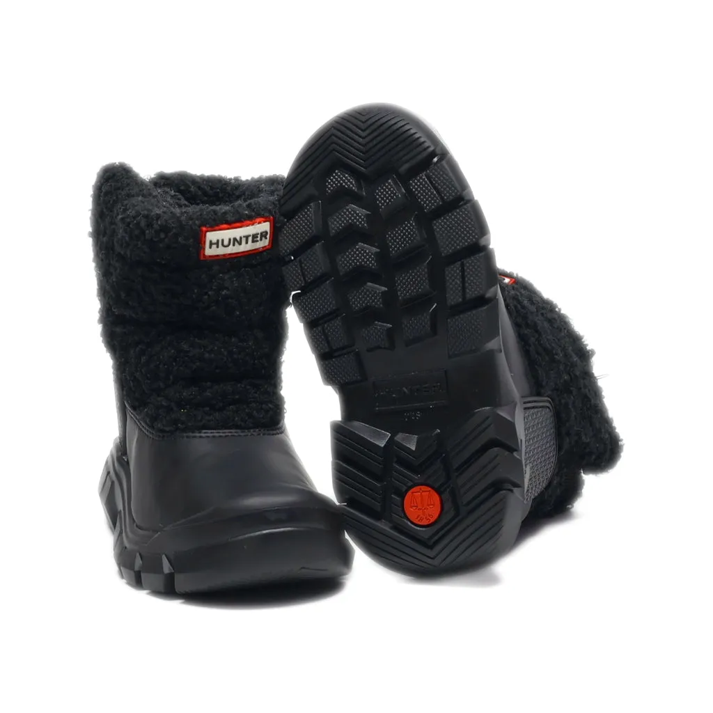 Hunter Snow Boots Wool Black Colour For Kids