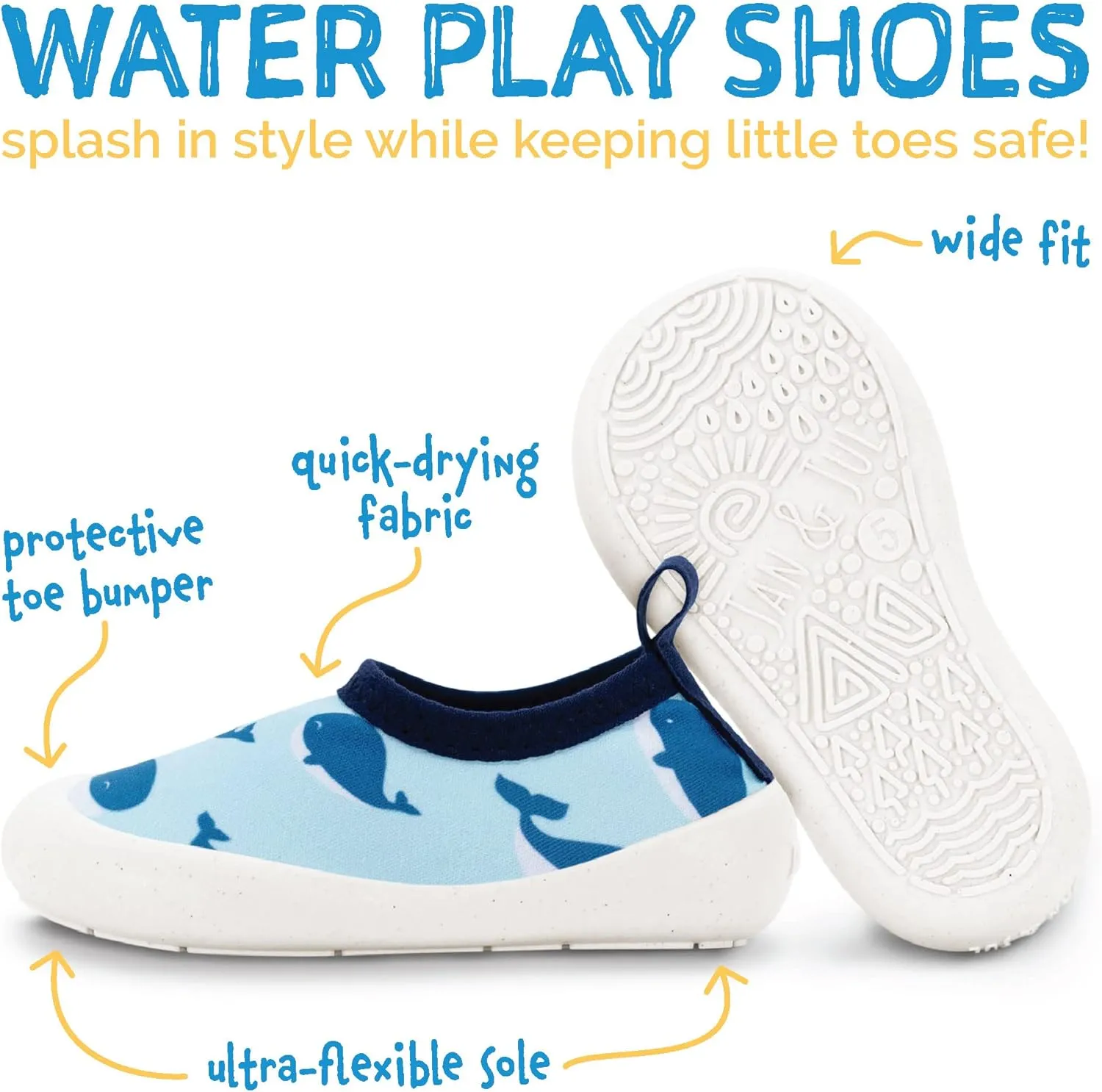 Jan & Jul Kids Kids Water Shoes | Summer Citrus