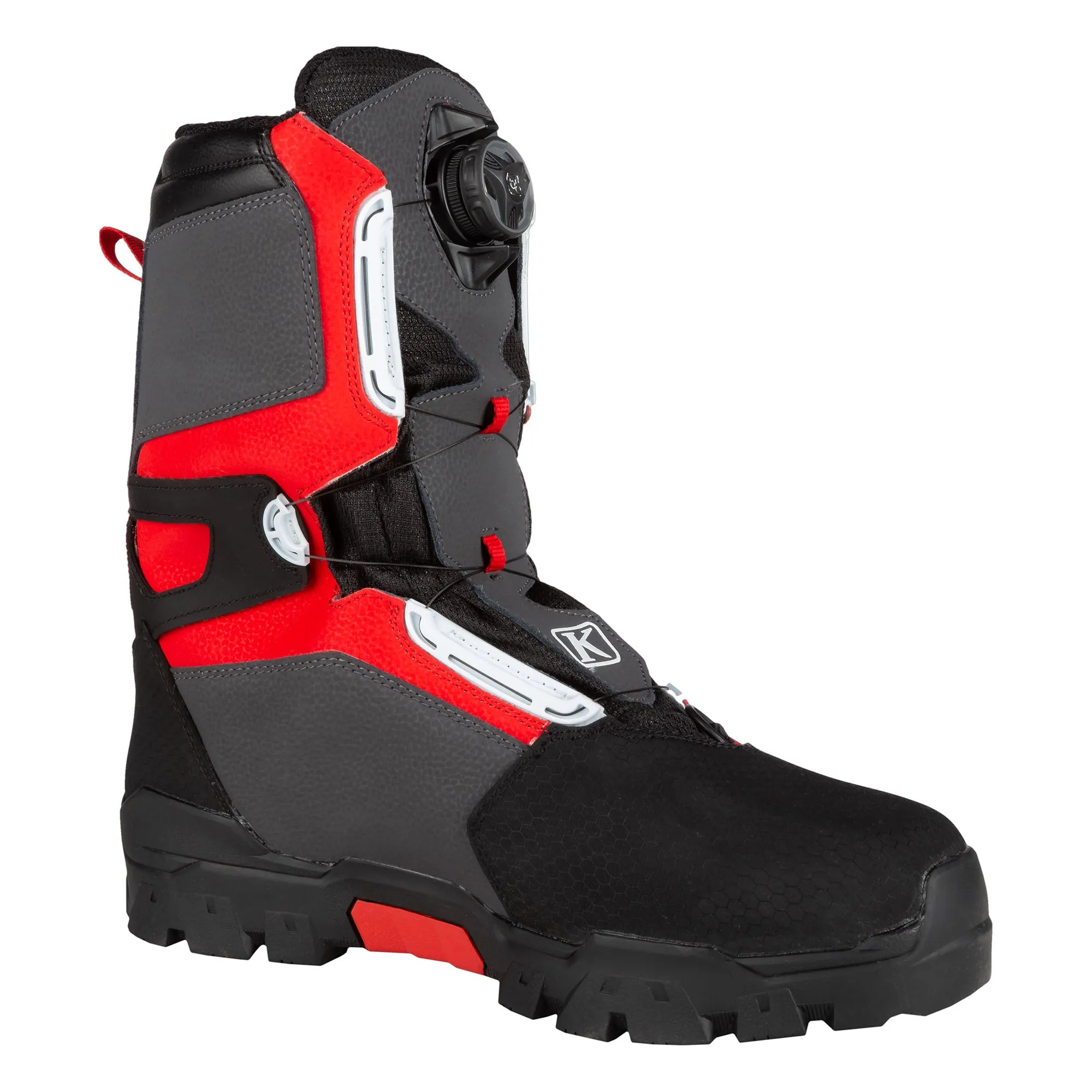 Klim  Klutch GTX BOA Snowmobile Boots Waterproof Insulated Comfort High Risk Red