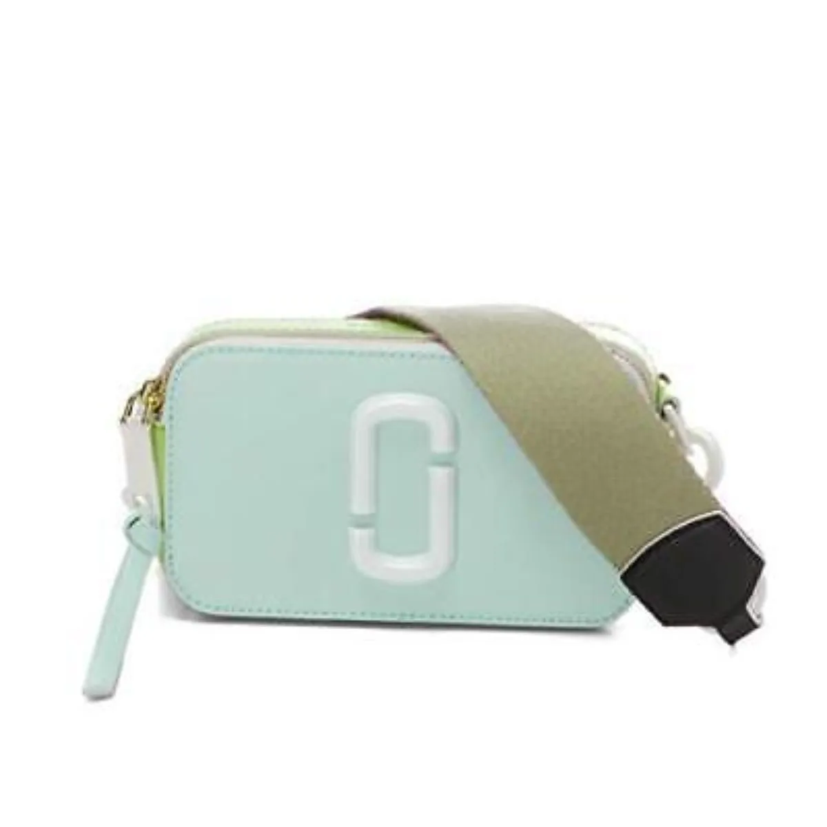 Marc Jacobs The Snapshot Ceramic Shoulder Bag In Light Blue Multi - M0014889-498