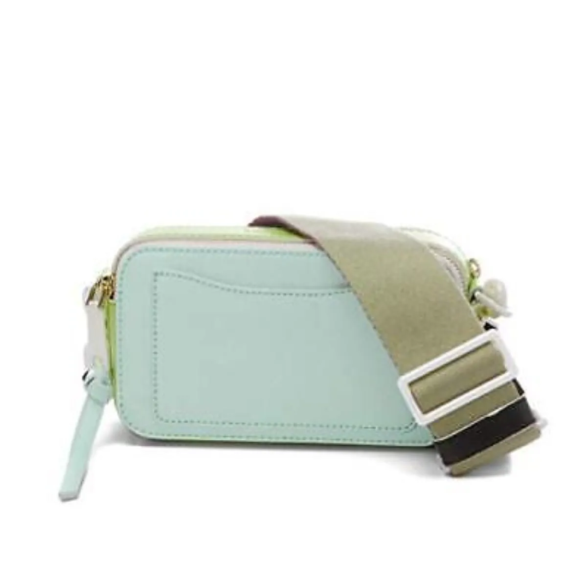 Marc Jacobs The Snapshot Ceramic Shoulder Bag In Light Blue Multi - M0014889-498