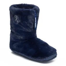 Marilyn - Classic Faux Fur Slipper Boot - Peacoat Navy