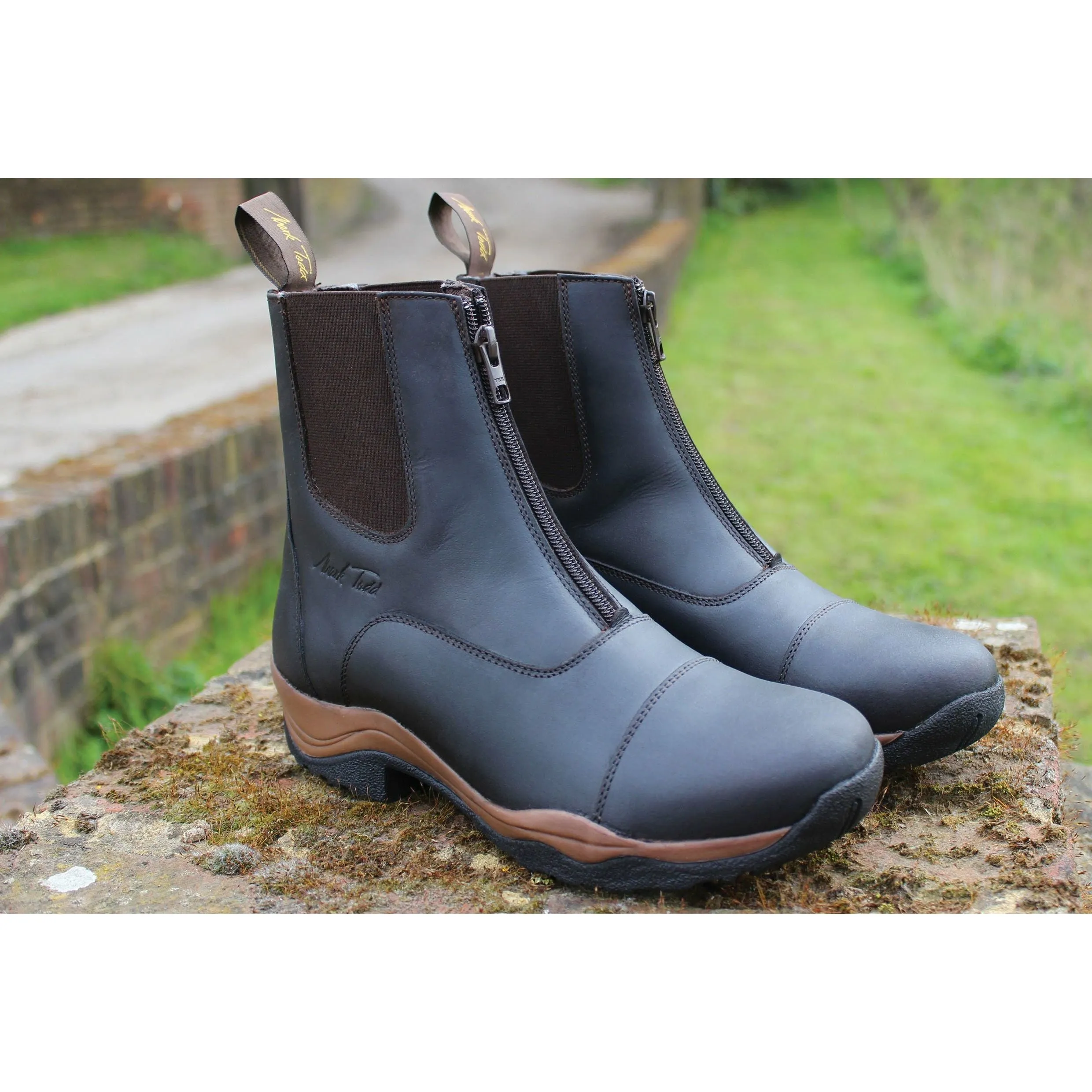 Mark Todd Milford Zip Jodhpur Boots - Brown