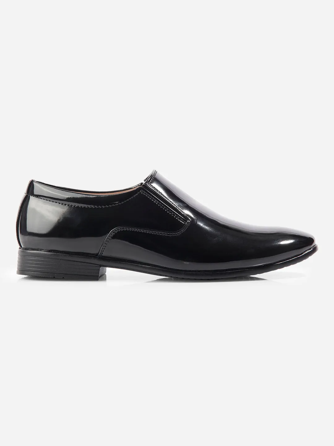 Men's Black Regular Toe Slip On Formal (IX1080)