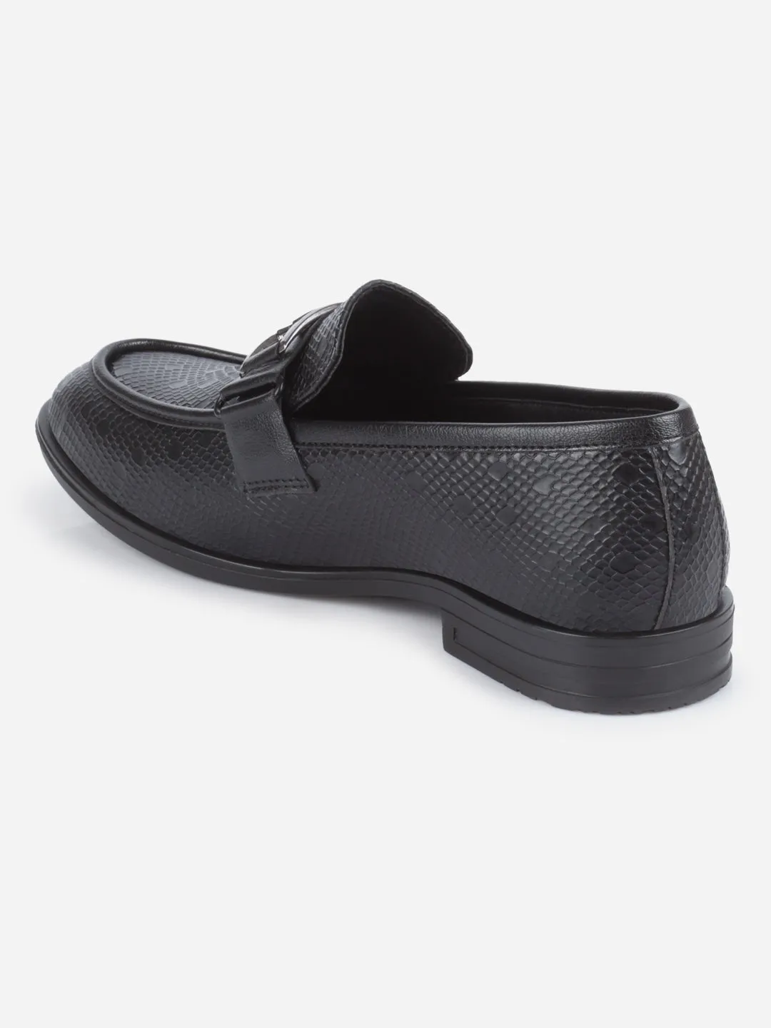 Men's Black Semi Fomal Formal Slip On (IX1088)