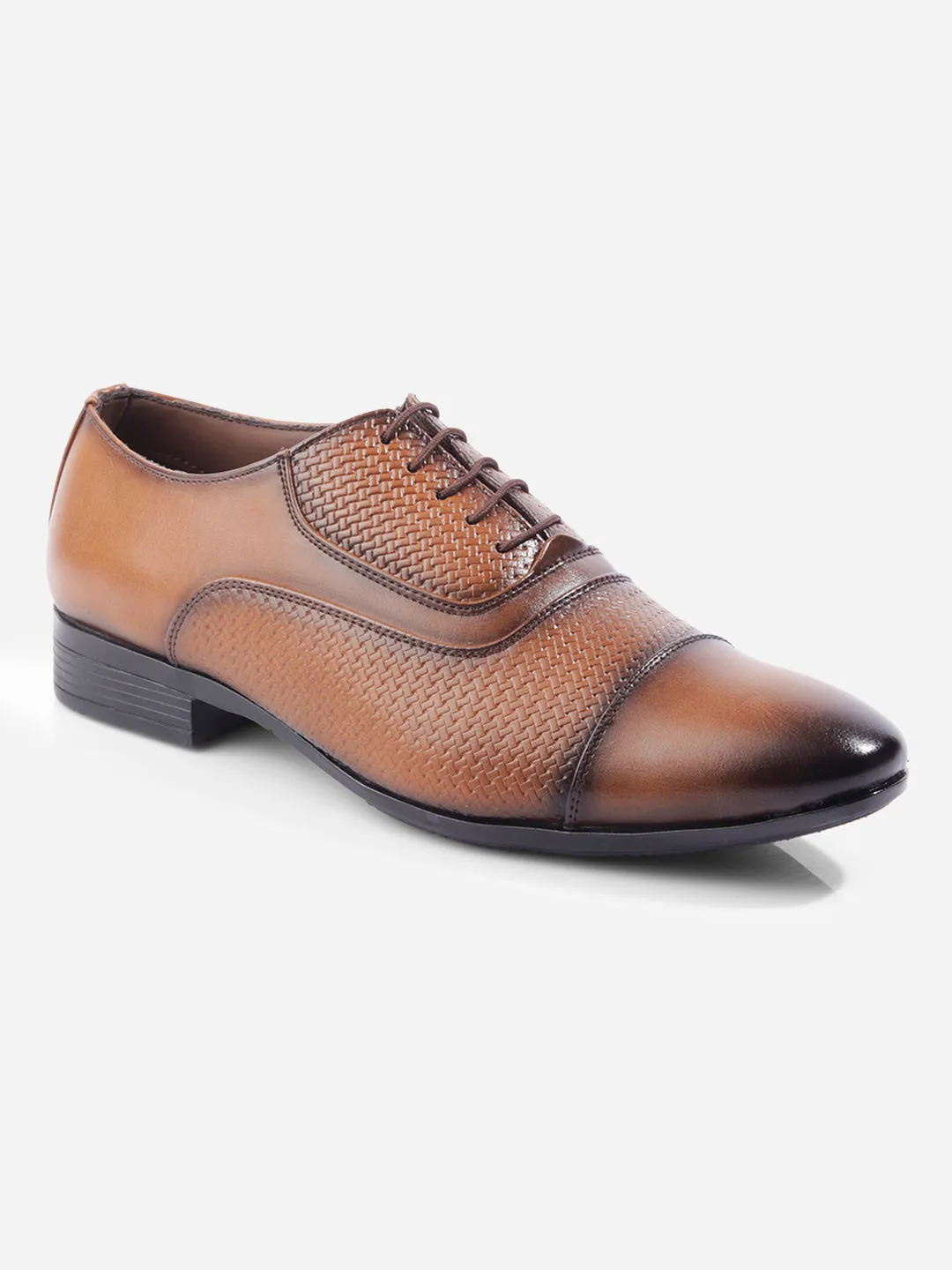 Men's Tan Regular Toe Lace Up Formal (IX1073)