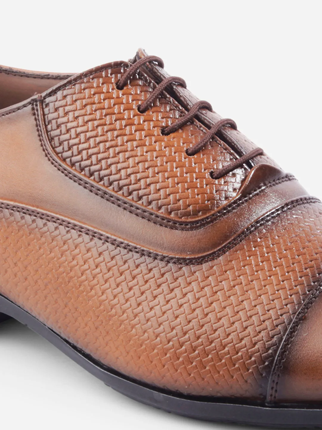 Men's Tan Regular Toe Lace Up Formal (IX1073)