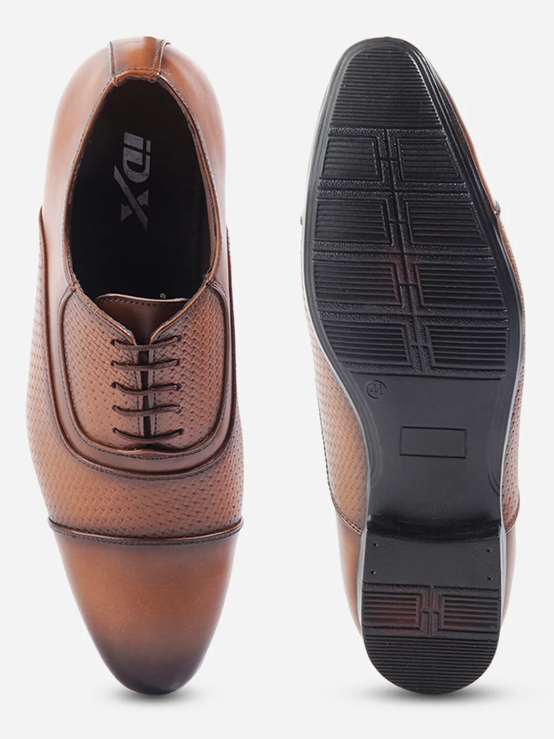 Men's Tan Regular Toe Lace Up Formal (IX1073)