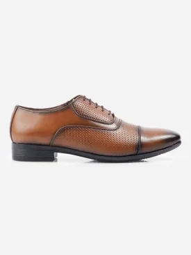 Men's Tan Regular Toe Lace Up Formal (IX1073)