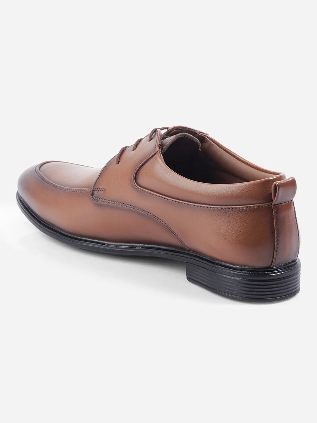 Men's Tan Round Toe Lace Up Formal (IX1078)