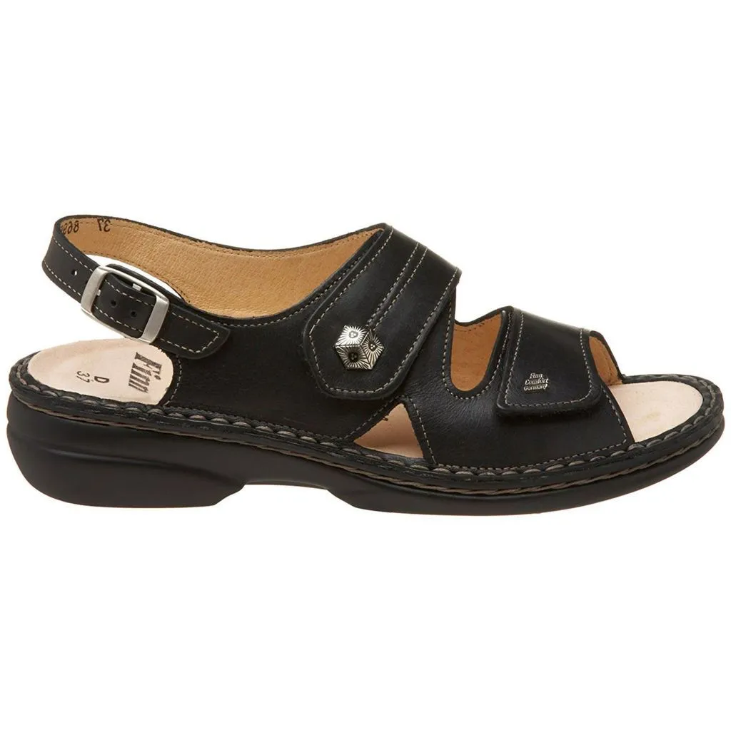 Milos Nappaseda Black Women's Slingback Sandals