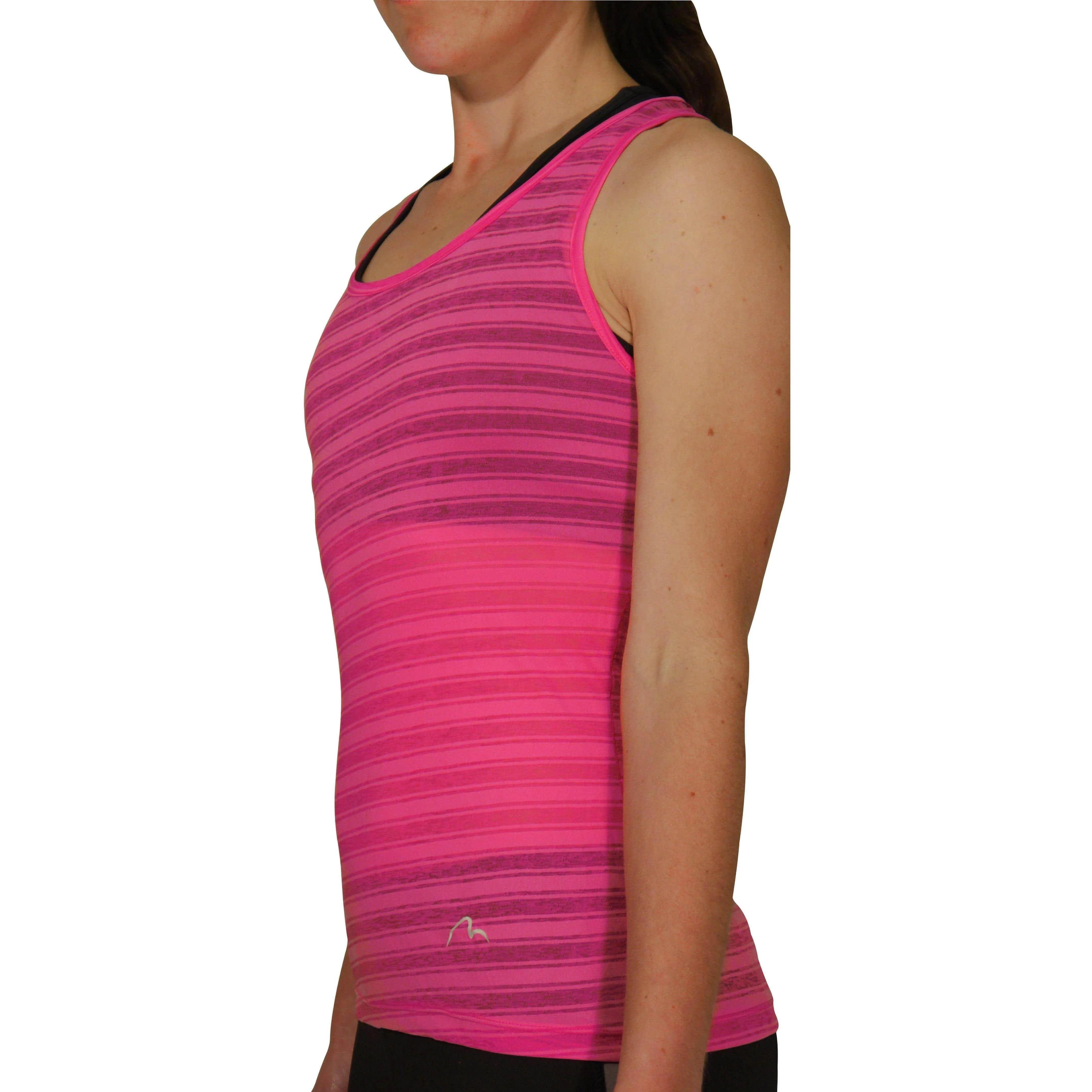 More Mile Breathe Womens Running Vest - Pink