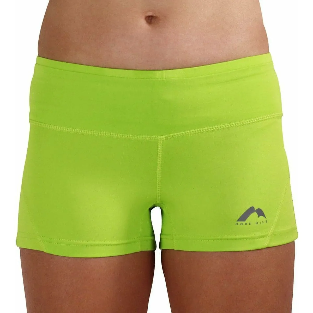 More Mile More-Tech Womens Boy Running Shorts - Green