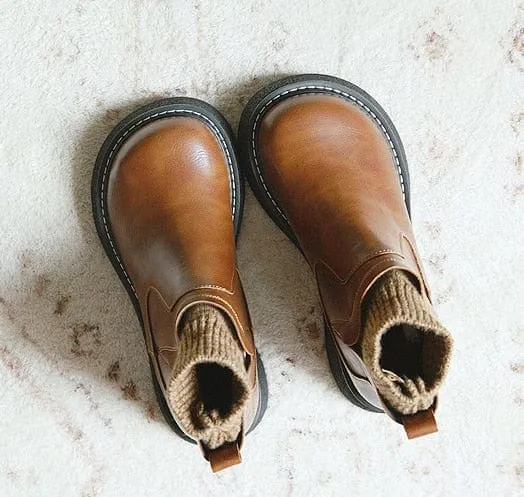 Mori Girl Retro Warm Boots