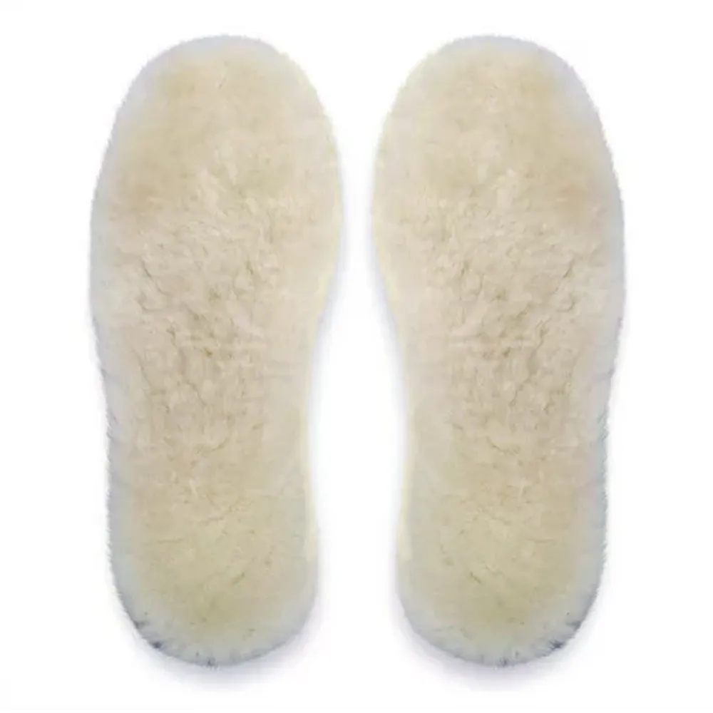 Natural Wool Insoles-100% Real Sheepskin (Women Size: 6.5)