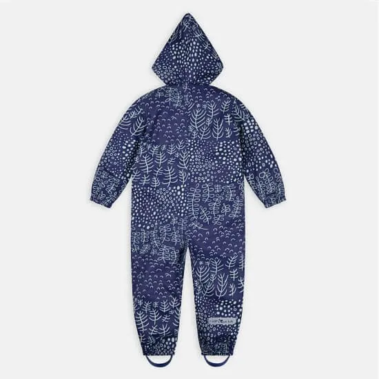 Navy Botanical All-in-One Scampsuit