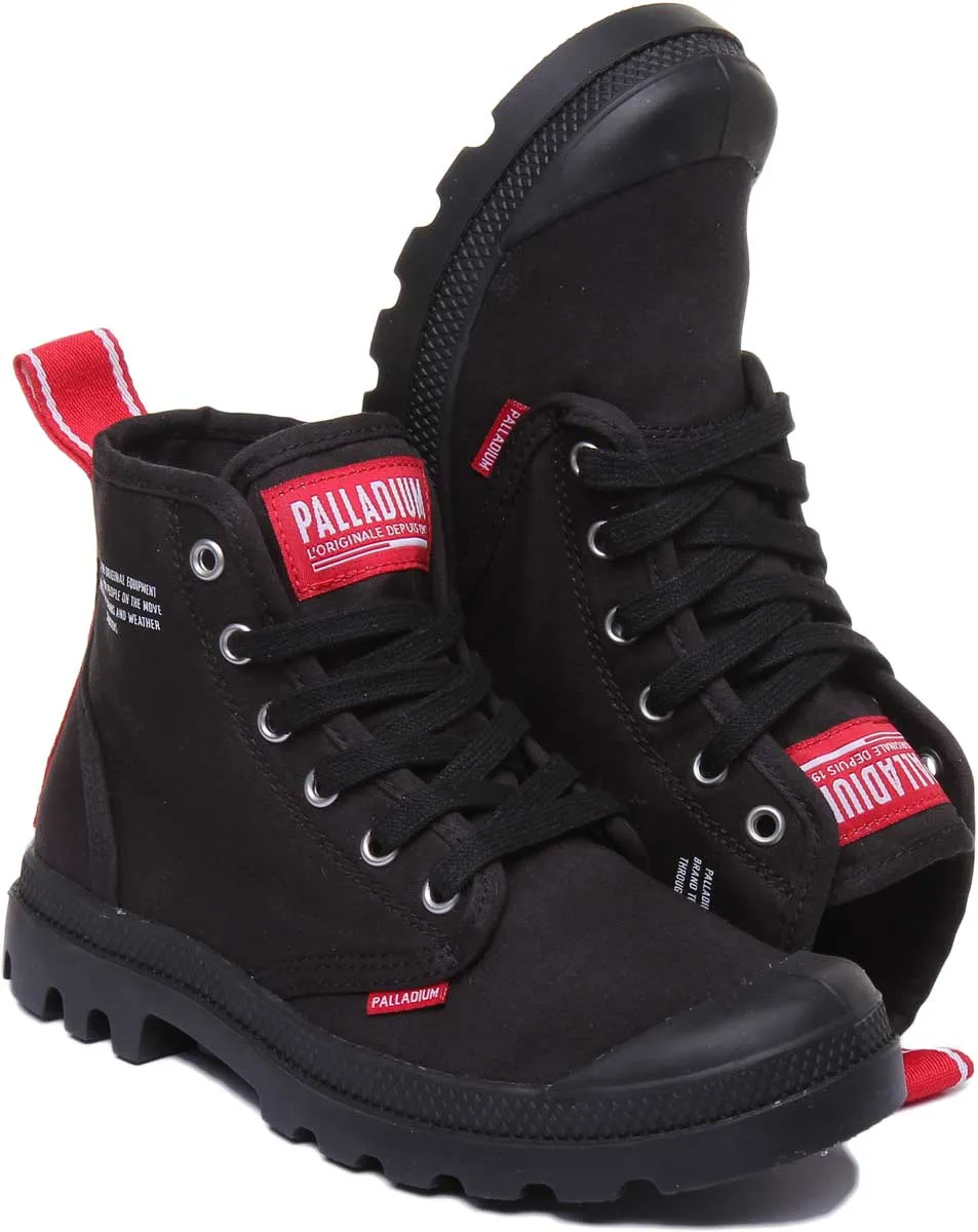 Palladium Pampa Hi Dare In Black