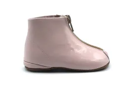 Pepe Lilac Patent Zipper Bootie