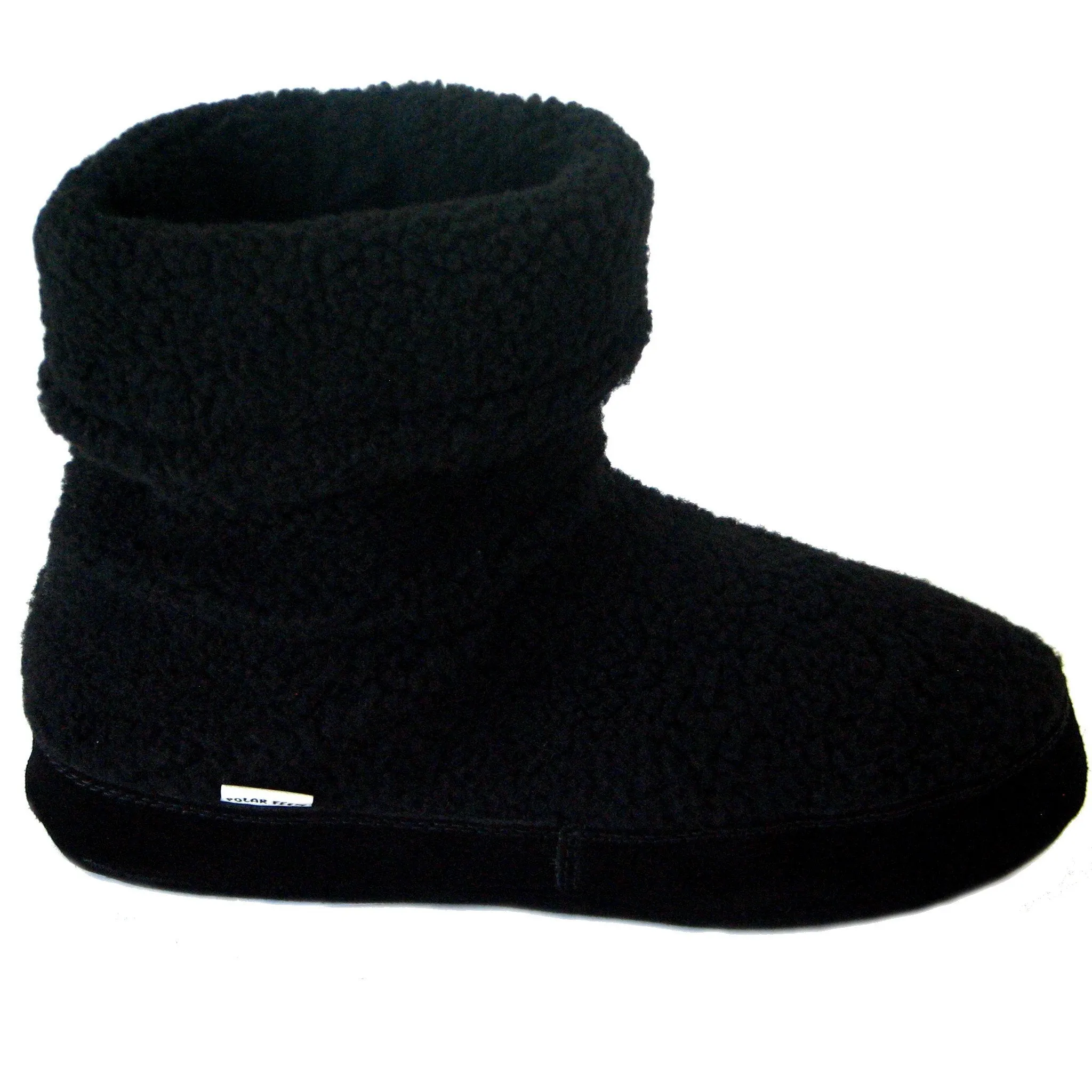 Polar Feet Women's Snugs - Black Berber