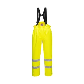 Portwest Bizflame Rain Unlined Hi-Vis FR Trousers S780