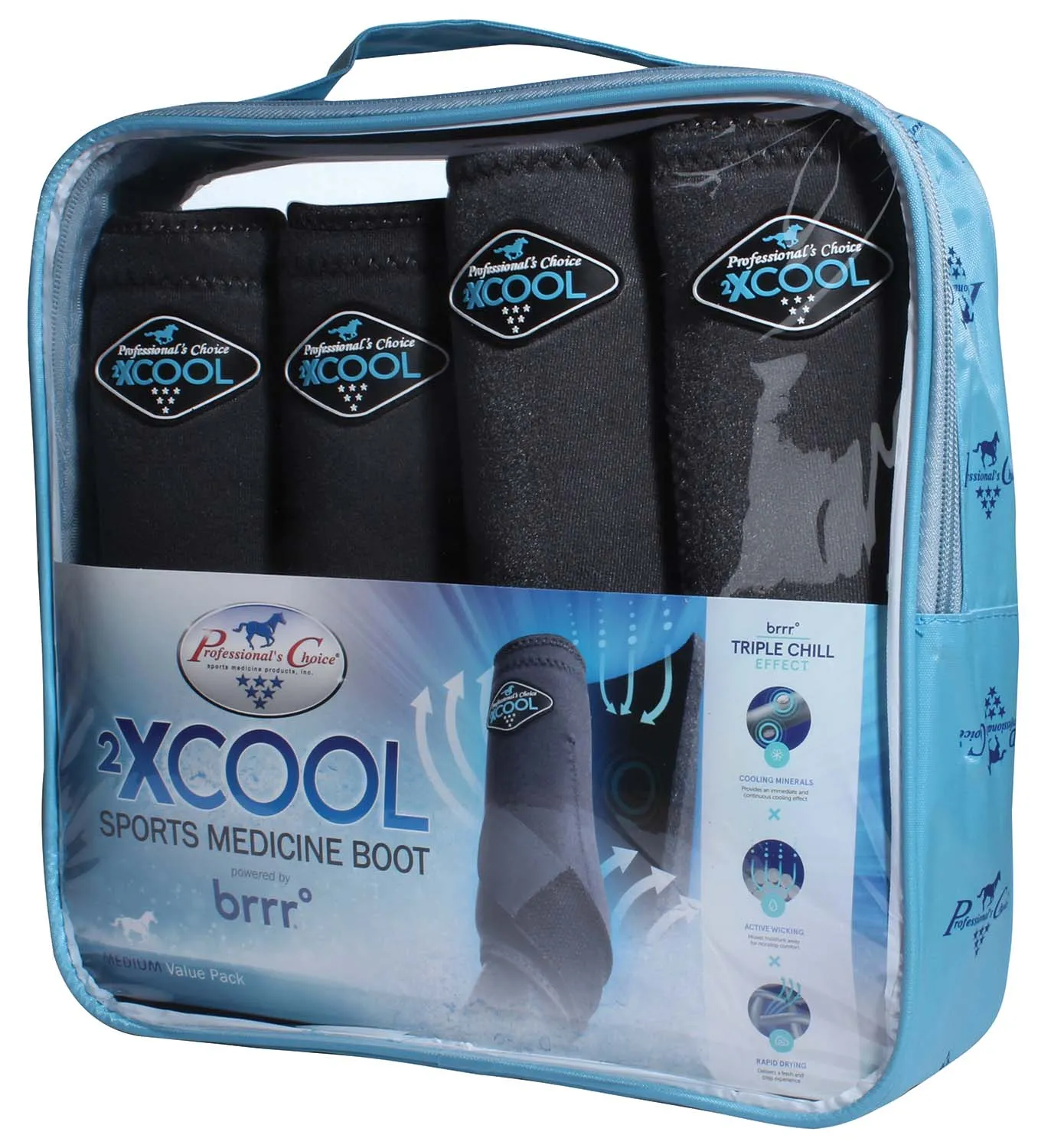 Professional's Choice 2XCool Sports Medicine Boot, 4-pack