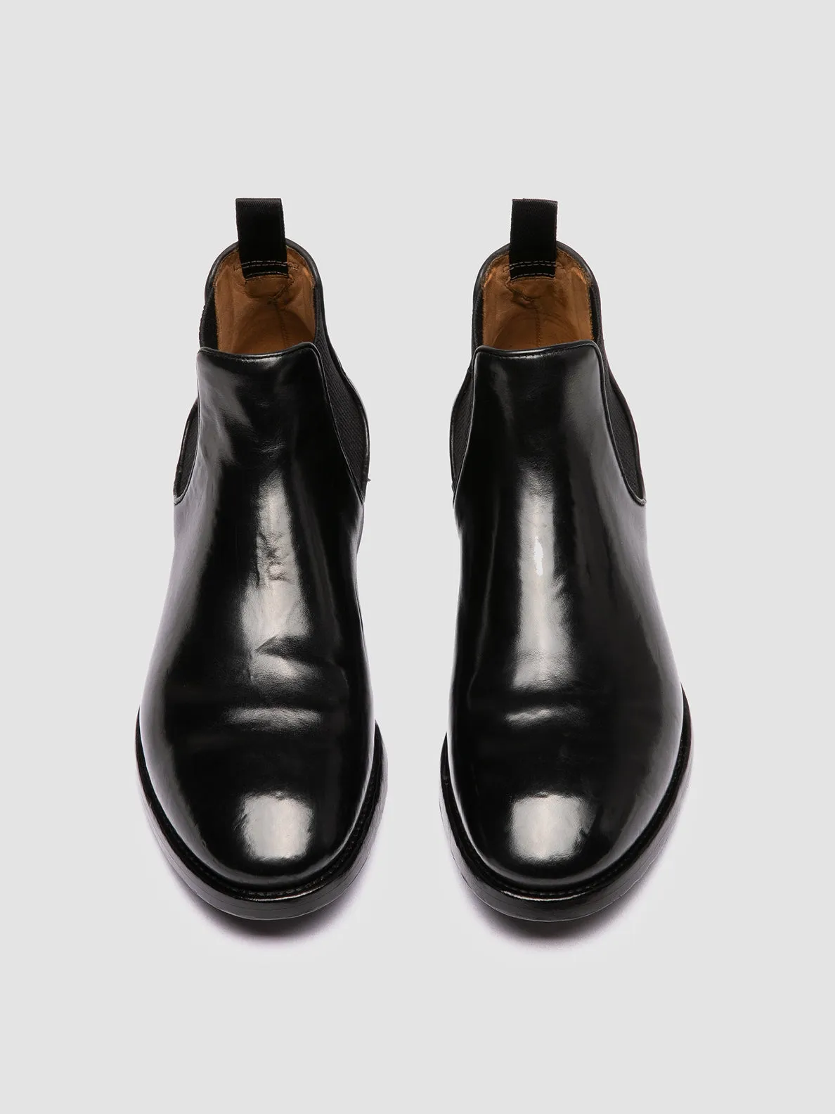 PROVIDENCE 003 - Black Leather Chelsea Boots