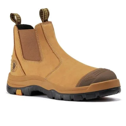 ROCKROOSTER Gammon Tan Comfortable Work Boots For Men