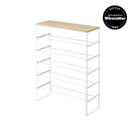 Six-Tier Shoe Rack (34" H)  - Steel