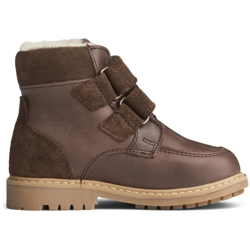 Stewie Tex Velcro Leather - soil