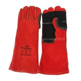 SUPERWELD Red Welding Glove 8"